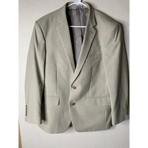Saddlebred Men’s Blazer Suit Jacket Size 42S Career Casual Beige